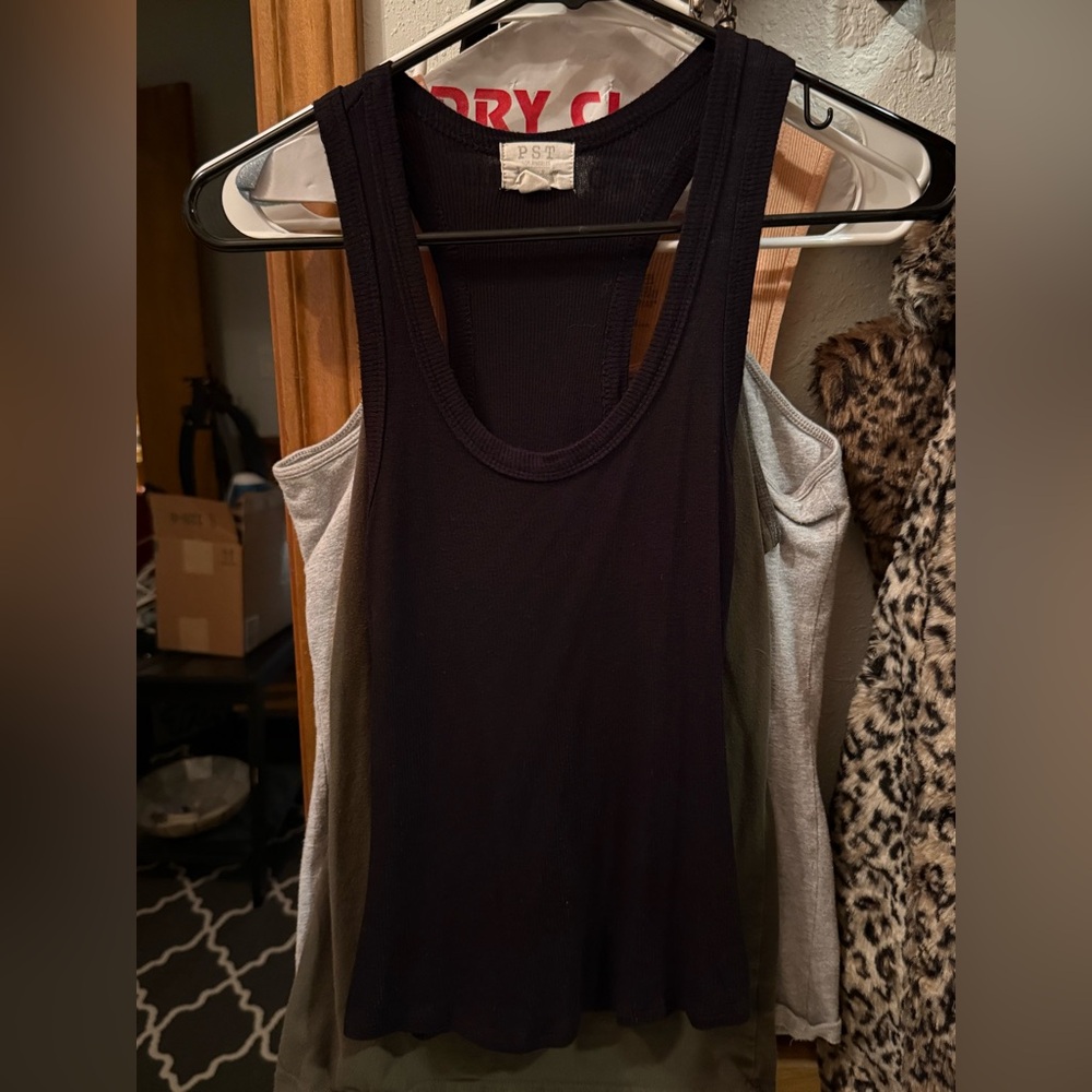 PST super soft black racerback tank XS